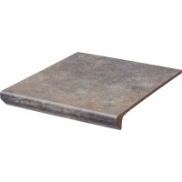 Сходинка з капіносом пряма Viano Grys 30x33