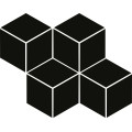 Мозаїка Moonlight Nero Romb Hexagon 204x238x6 Paradyz