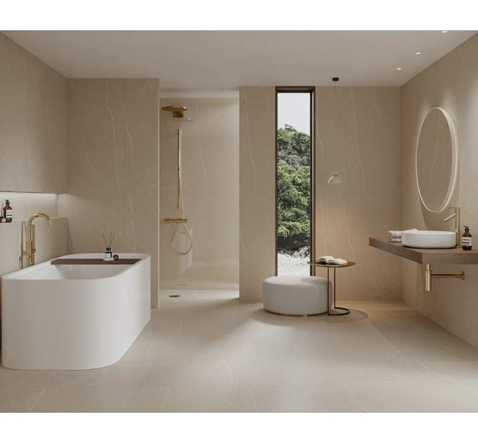 Плитка керамогранітна Minirock Beige RECT 598x598x8 Paradyz