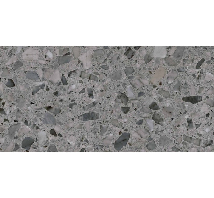 Плитка керамогранітна Terazzo Graphite RECT 298x598x8 Paradyz