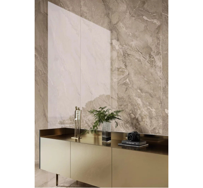 Плитка керамогранітна Generous Taupe RECT SOFT 1198x2798x6 Paradyz