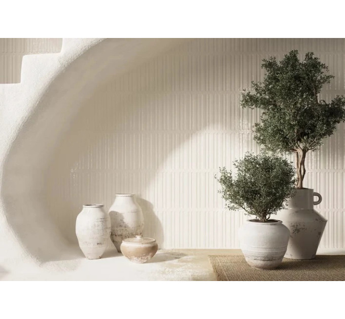 Плитка стінова Monpelli White Cegielka D STR Блиск 65x298 Paradyz