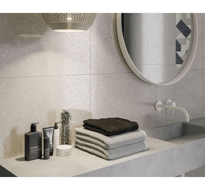 Плитка керамогранітна Macroside Bianco RECT LAP 598x1198x10 Paradyz