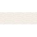 Плитка стінова Nightwish Bianco B RECT STR 250x750x9 Paradyz