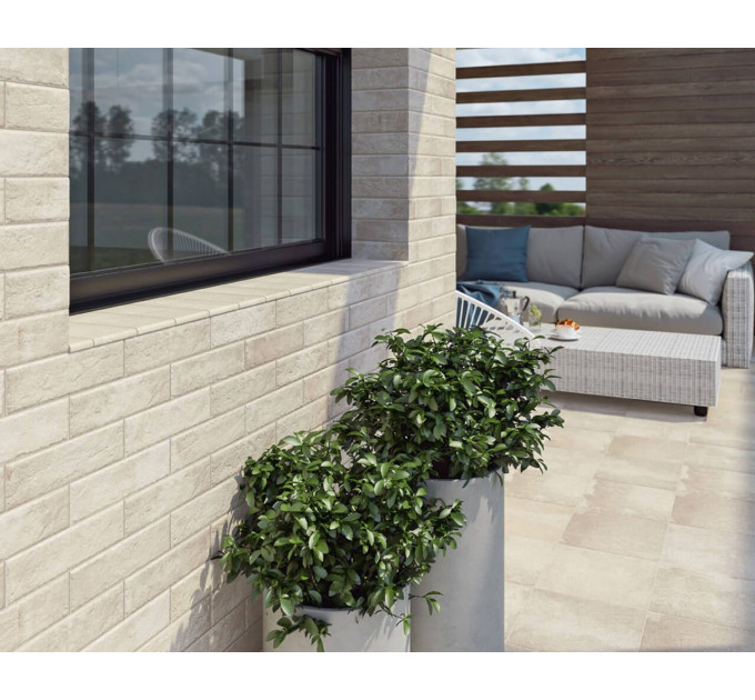 Сходинка з капіносом пряма Scandiano Beige 30x33