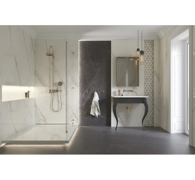 Плитка підлогова Calacatta SZKL RECT POL 89,8x89,8