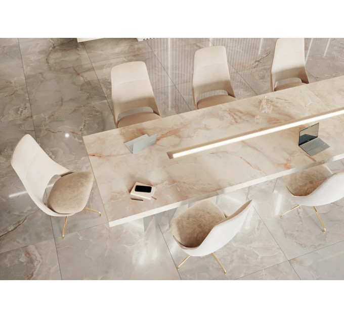 Плитка керамогранітна Invisible Tri-D White Spiek Kwarc SOFT 1640x3240x12 Paradyz