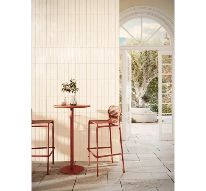 Плитка стінова Monpelli White Cegielka STR Блиск 65x298 Paradyz