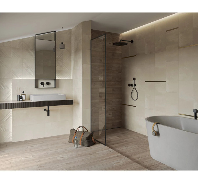 Плитка стінова Calm Beige STR 198x198x8 Paradyz