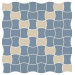 Мозаїка Modernizm Blue Mix 308,6x308,6x6 Paradyz
