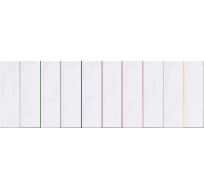 Плитка стінова Alisha White Color STR 20x60 код 9265 Церсаніт