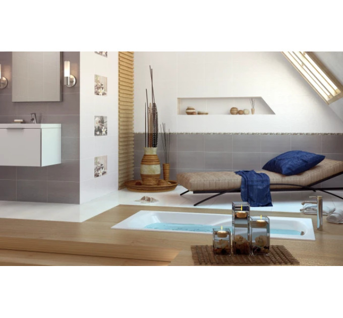 Плитка стінова Olivia Light Grey 25x40 код 9014 Церсаніт