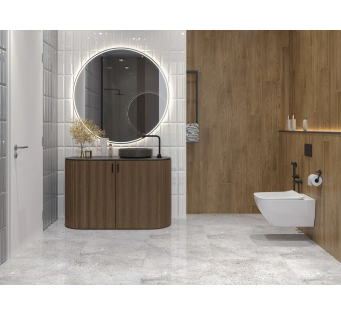 Плитка керамогранітна 5F2580 Corso Сірий RECT 600x600x8 Golden Tile