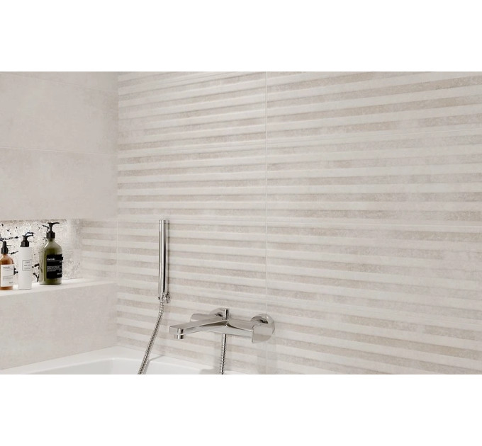 Плитка стінова ALCHIMIA CREAM STR 200x600x8,5 Cersanit