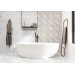 Плитка стінова Marmo Bianco шеврон 300x600x9 Golden Tile