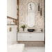 Плитка стінова Alta Fresco Білий 300x600x9 Golden Tile