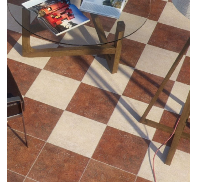 Плитка керамогранітна Patos Brown 298x298x6 Cersanit