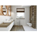 Плитка стінова White Satin Structure 250x400x8 Cersanit
