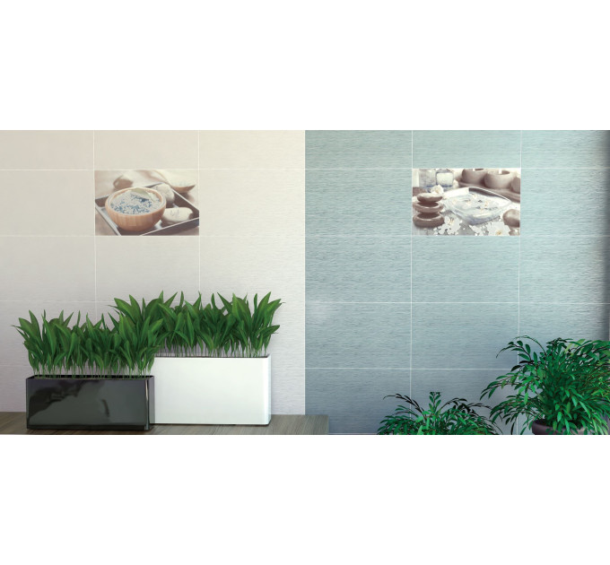 Плитка стінова Olivia Blue 25x40 код 9052 Церсаніт