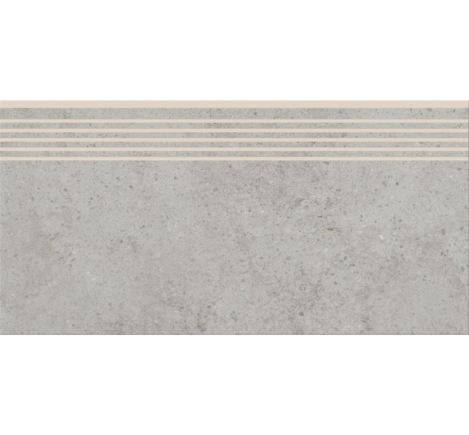 Сходинка пряма HIGHBROOK LIGHT GREY STEPTREAD 298х598x8 Cersanit