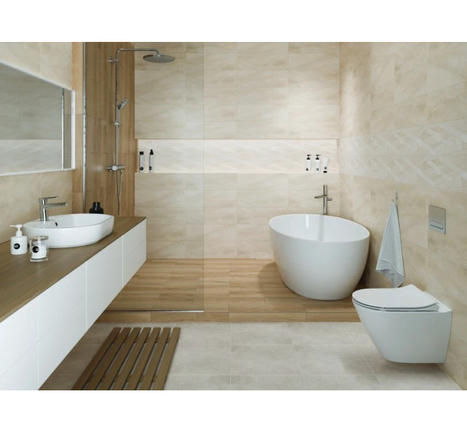 Плитка керамогранітна Herber Cream 420x420x7 Cersanit