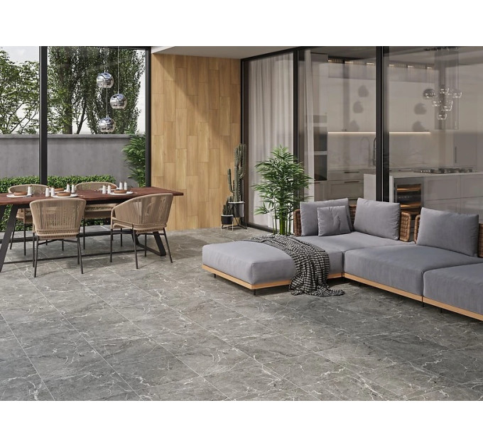 Плитка керамогранітна Pavia Grey MAT 420x420x7 Cersanit