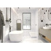 Плитка стінова Marmo Bianco білий 300x600x9 Golden Tile