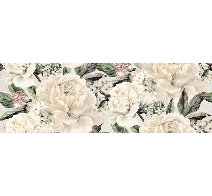 Плитка стінова Gracia White Flower SAT 200x600x8,5 Cersanit