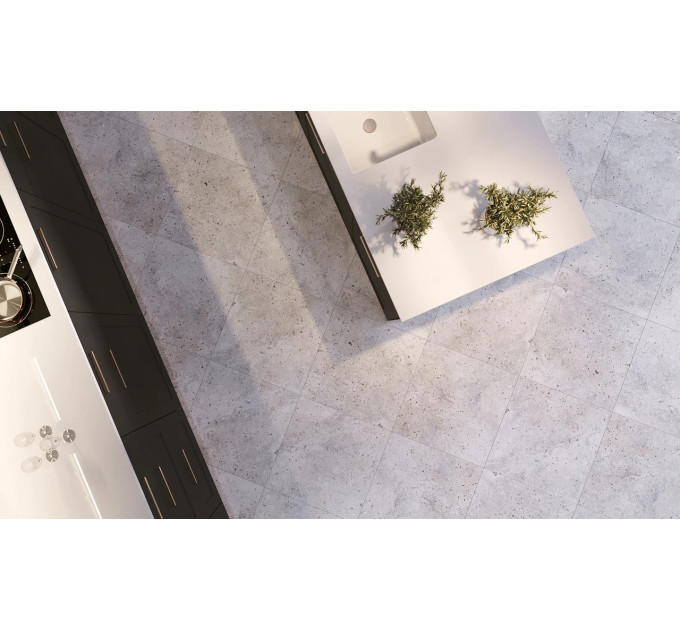 Плитка керамогранітна Corso сірий RECT 600x600x10 Golden Tile