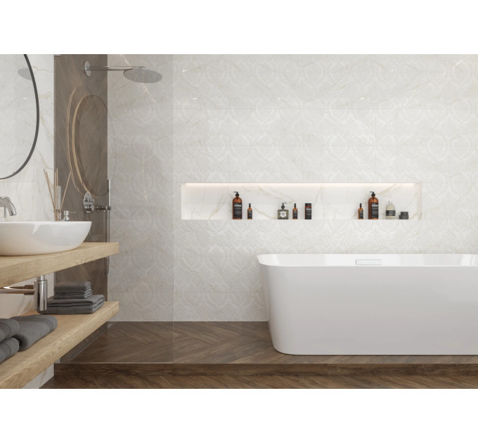 Плитка стінова Sentimento Hexagon білий 300x600x9 Golden Tile