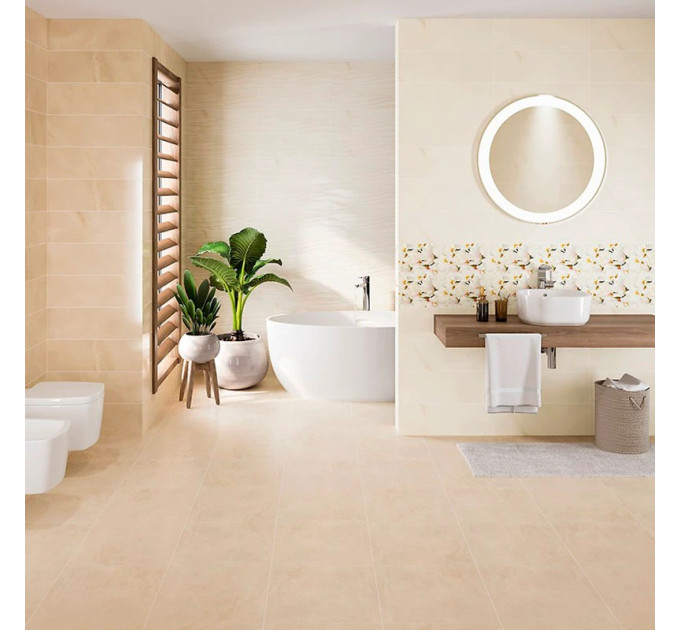 Плитка стінова Naomi Beige GLOSSY 200x600x8,5 Cersanit