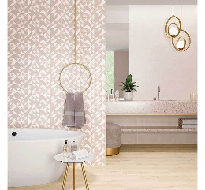 Плитка стінова Palmer Beige SAT 200x600x8,5 Cersanit