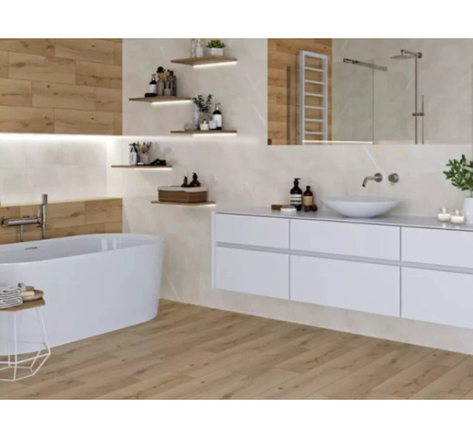 Плитка стінова Fortunato Beige Glossy 250x400x8 Cersanit