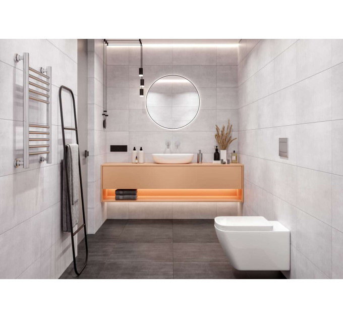 Плитка керамогранітна 5NG580 Strada Світло-сірий RECT 600x600x8 Golden Tile