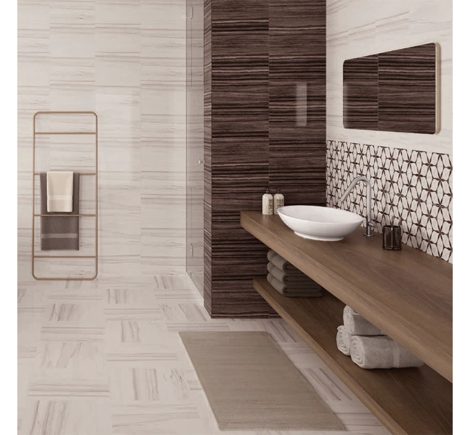 Плитка стінова Teri Brown GLOSSY 25x40 код 1503 Церсаніт