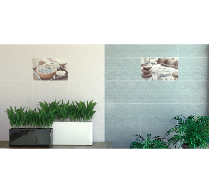 Плитка стінова Olivia White 25x40 код 9038 Церсаніт