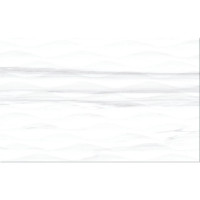 Плитка стінова Teri White GLOSSY STR 25x40 код 1565 Церсаніт