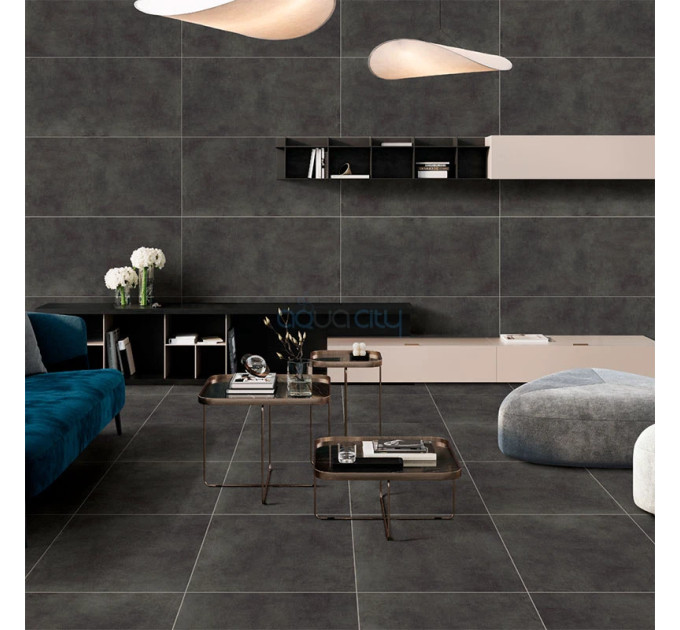 Плитка керамогранітна Solano Anthracite MAT 598x598 Cersanit