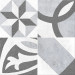 Плитка керамогранітна Henley Grey Pattern 298x298x6 Cersanit