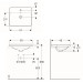 Умивальник VariForm 55 (500.741.01.2) Geberit