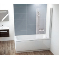 Шторка для ванни одноелементна CVS1-80 R Transparent, (7QR40C00Z1) RAVAK