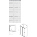 Душова кабіна прямокутна MSDPS-120-80 R Transparent, (0WPG4C00Z1) RAVAK