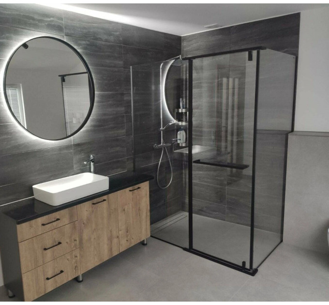 Душова кабіна Razio AG Black 900х900 Agnes
