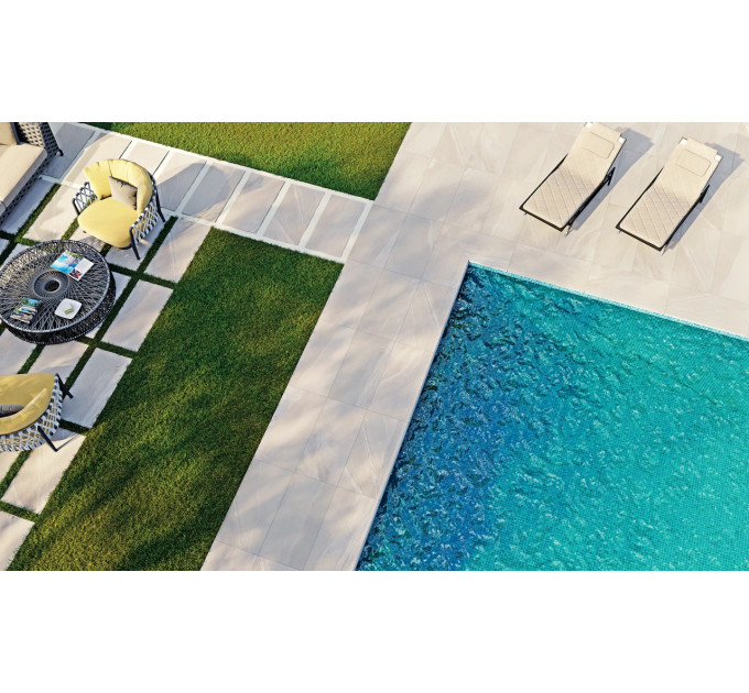 Плитка керамогранітна X94CL8R CALCARE Grey 450x900x20 Zeus Ceramica