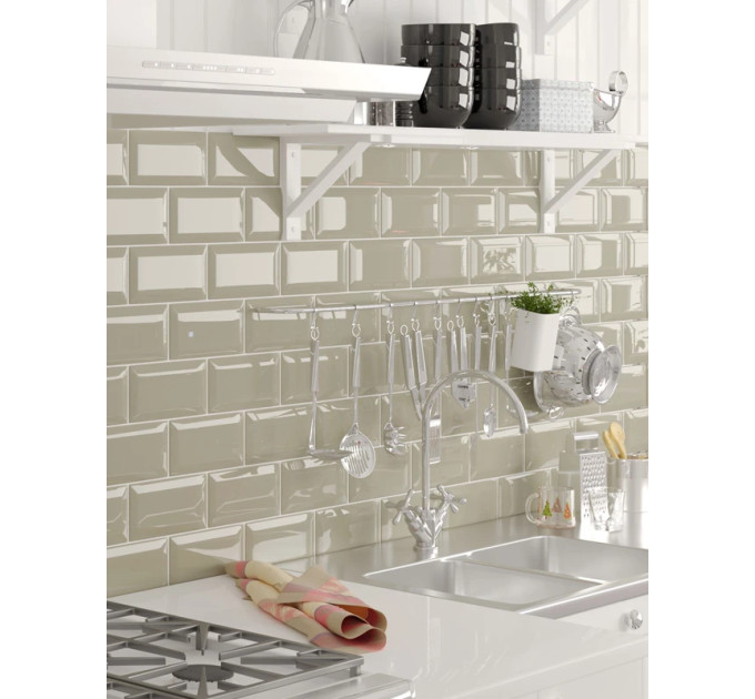 Плитка стінова 46R061 Metrotiles Оливковий 10x20 код 8659 Голден Тайл