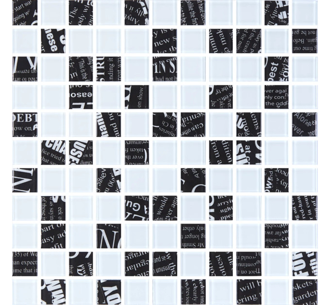 Мозаїка GMP 0425048 С2 Print 45-White 04 300300x4 Котто Кераміка
