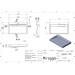 Умивальник AGNESS 750 MIRAGGIO