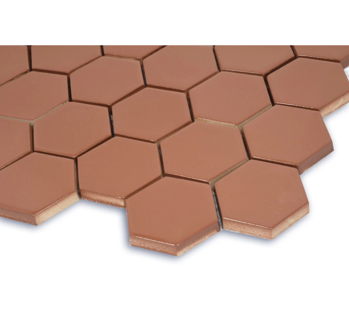 Мозаїка HEXAGON H 6009 Brown 295х295х9 Кераміка Лео УКРАЇНА