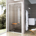 Душові двері двоелементні Pivot PDOP2-120 Transparent, (03GG0100Z1) RAVAK