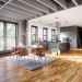 Паркетна дошка Beauty Floor Oak Bordeaux, 3-смугова